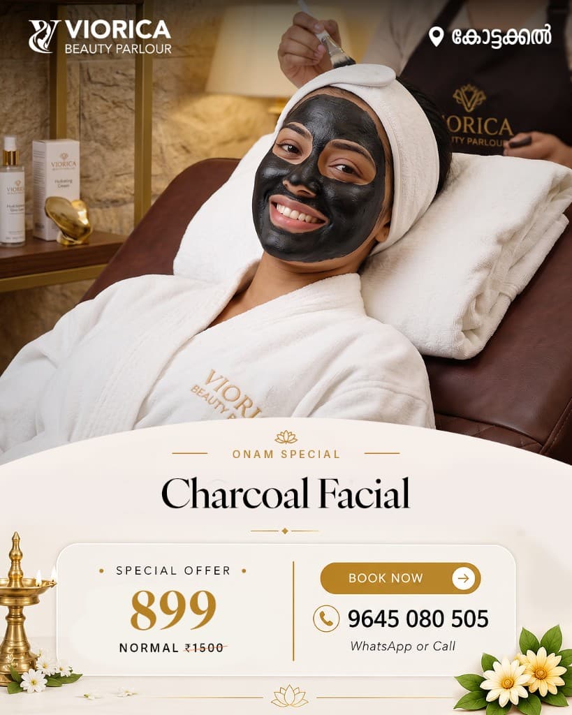 Charcoal Facial at Viorica Beauty Parlour, Kottakkal