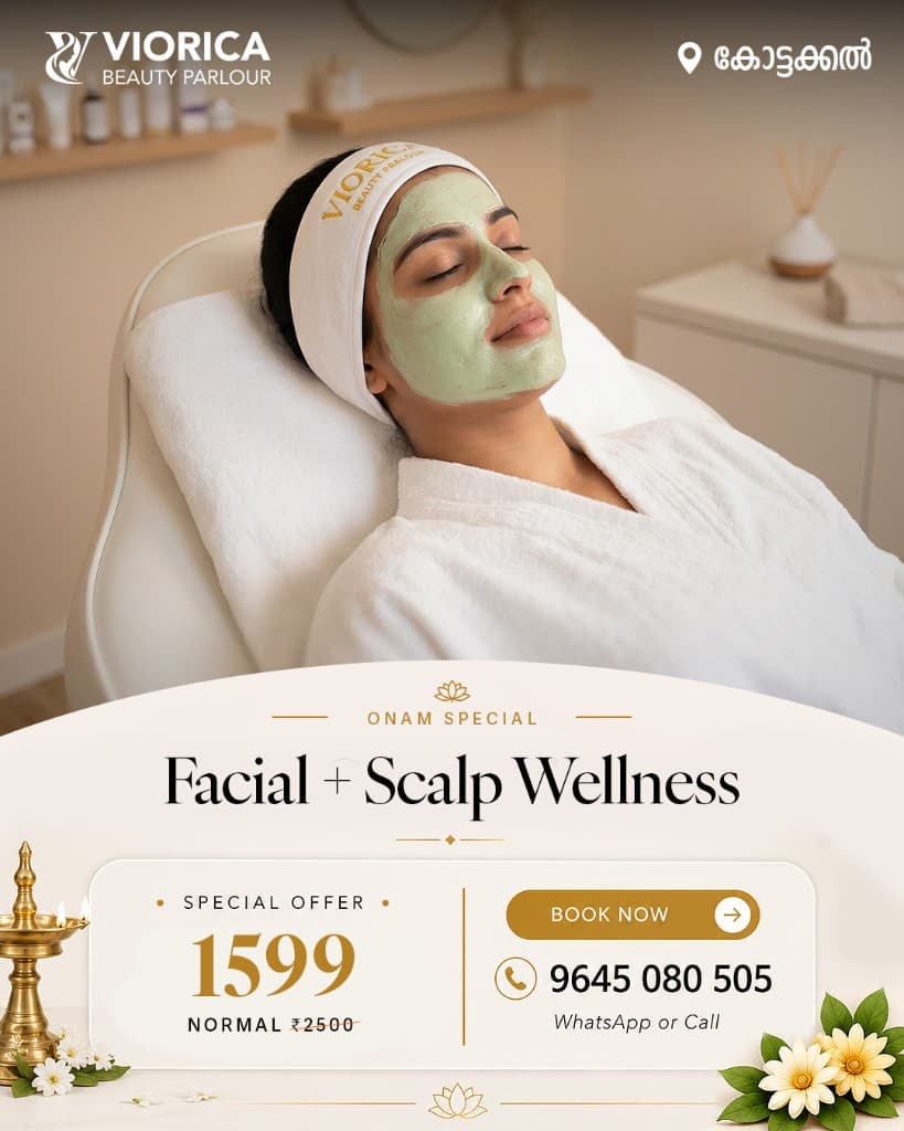 Facial & Scalp Wellness at Viorica Beauty Parlour, Kottakkal